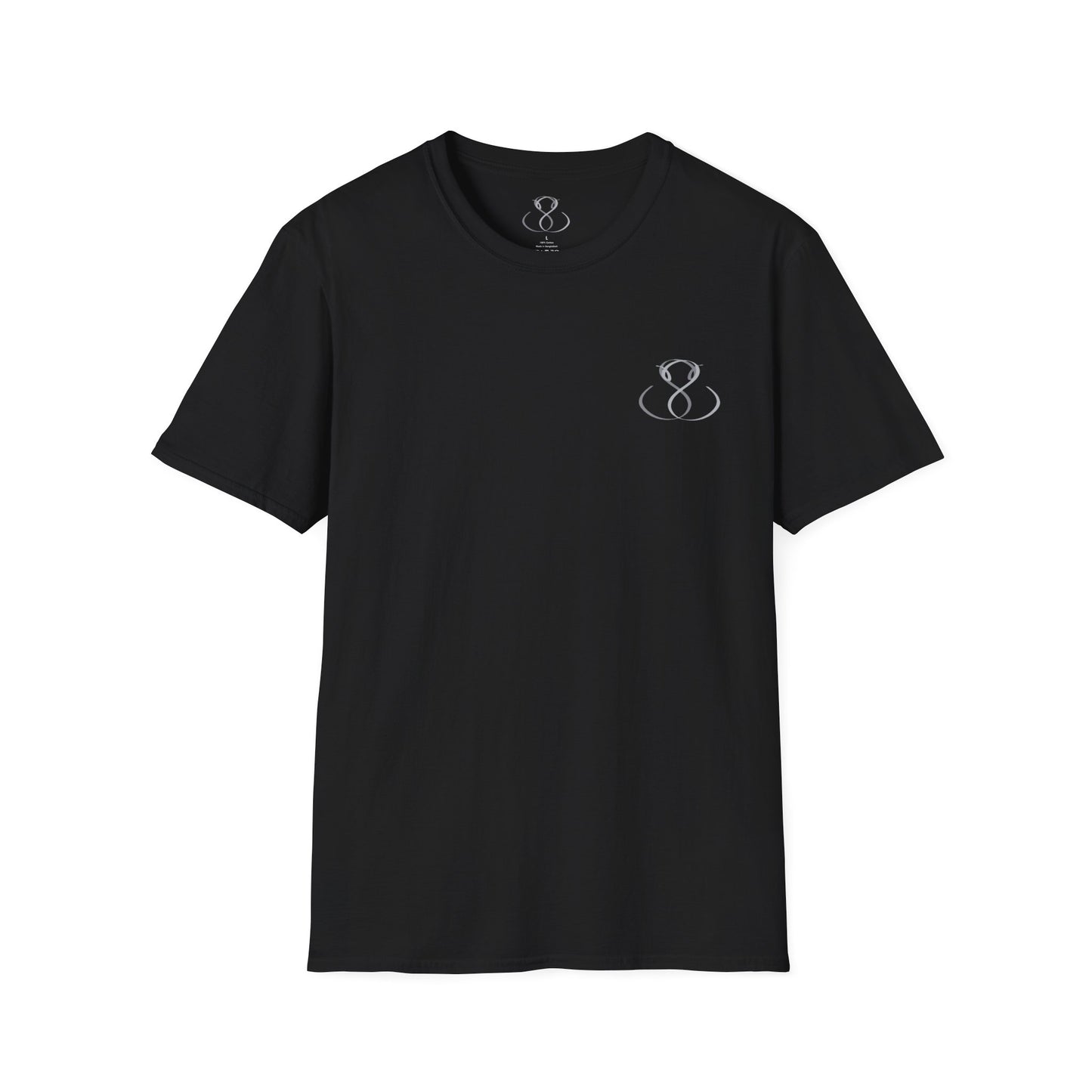 Child holding plant T-Shirt | minimalist line art, 'Grow the little things' back design